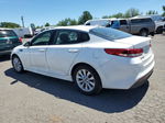 2016 Kia Optima Lx White vin: 5XXGT4L32GG082065