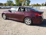 2016 Kia Optima Lx Maroon vin: 5XXGT4L32GG108504