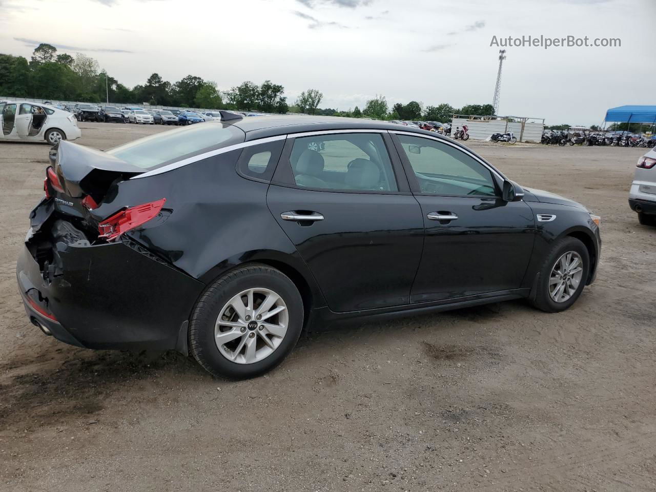 2016 Kia Optima Lx Black vin: 5XXGT4L32GG111709