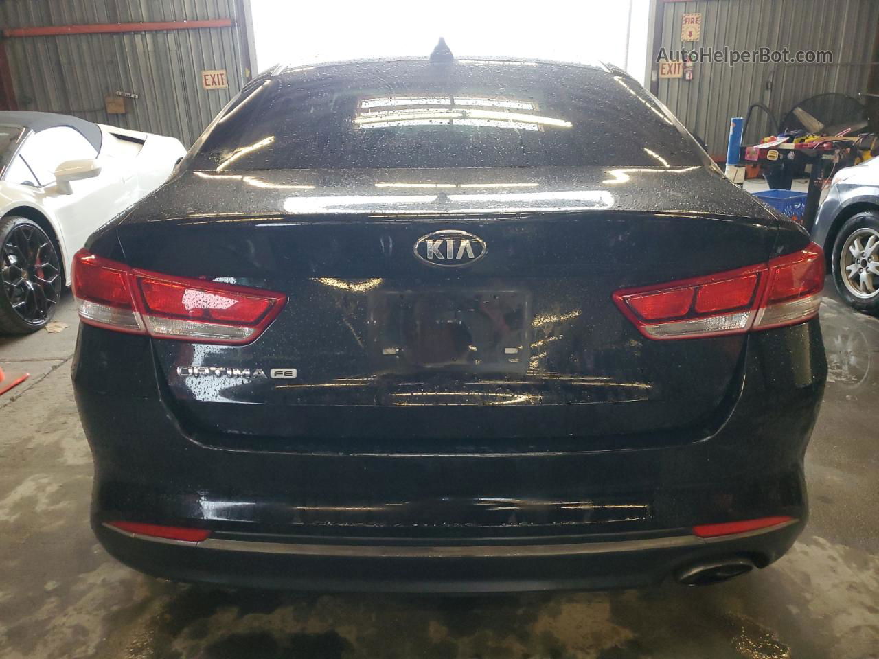 2016 Kia Optima Lx Black vin: 5XXGT4L32GG115212