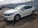 2016 Kia Optima Lx White vin: 5XXGT4L32GG119115