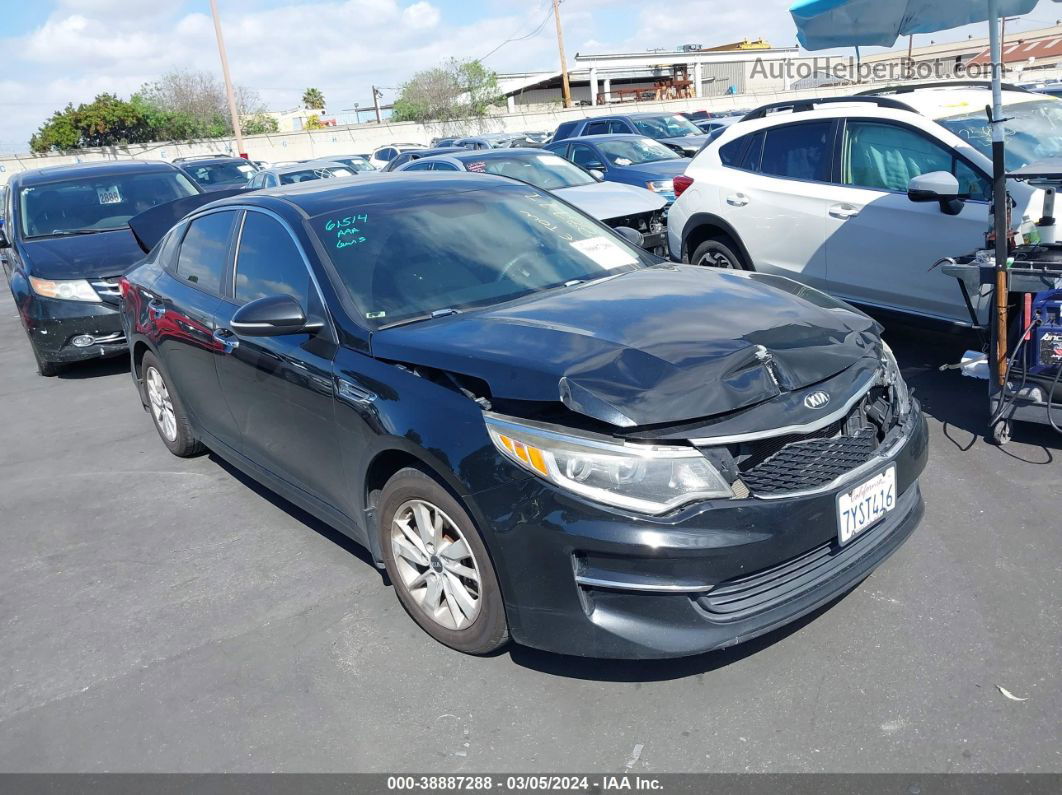 2017 Kia Optima Lx Black vin: 5XXGT4L32HG145246