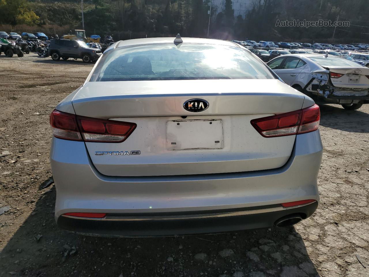 2017 Kia Optima Lx Silver vin: 5XXGT4L32HG148745