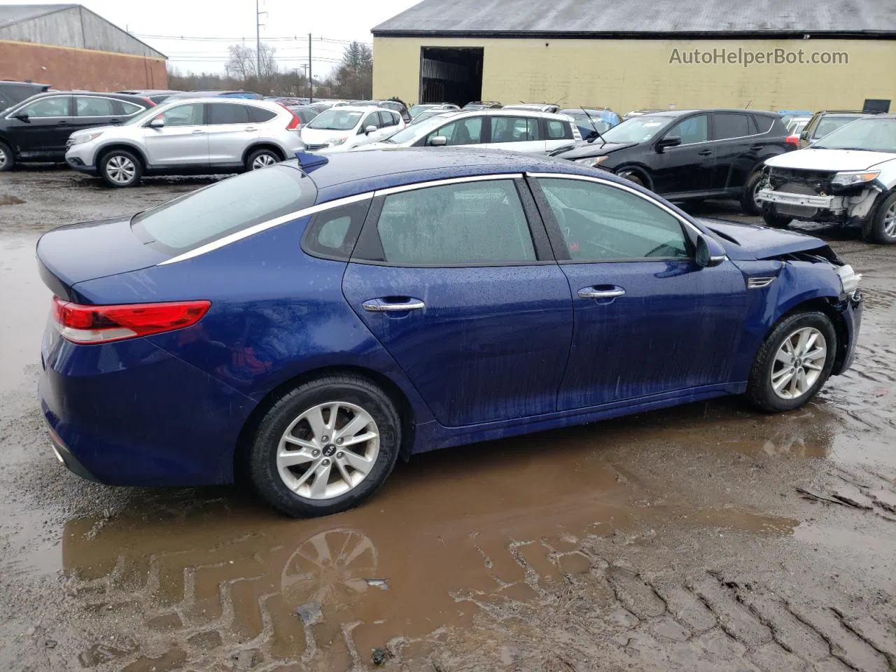 2017 Kia Optima Lx Blue vin: 5XXGT4L32HG160524