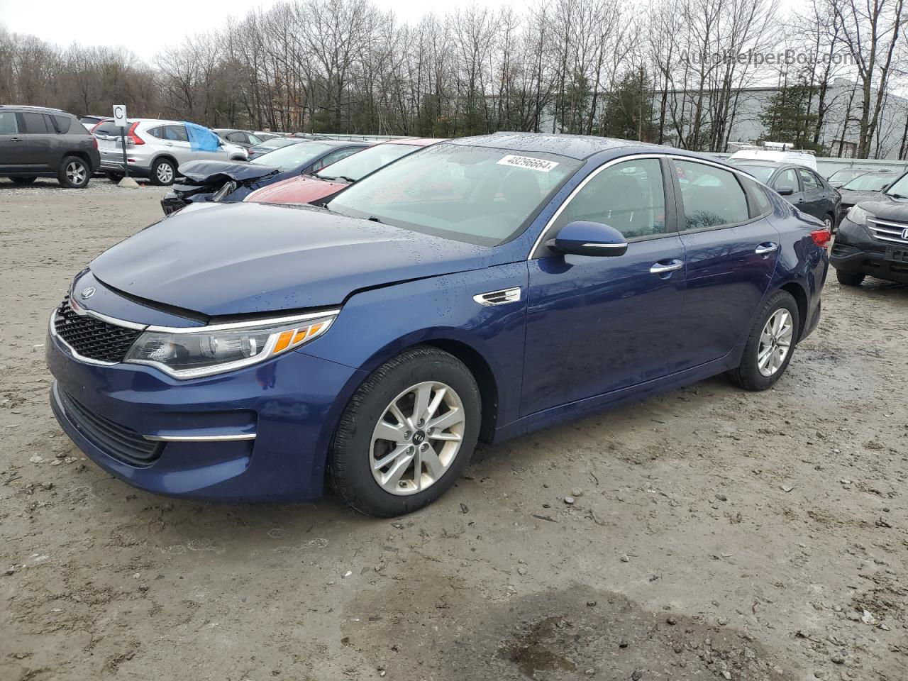 2017 Kia Optima Lx Blue vin: 5XXGT4L32HG160524