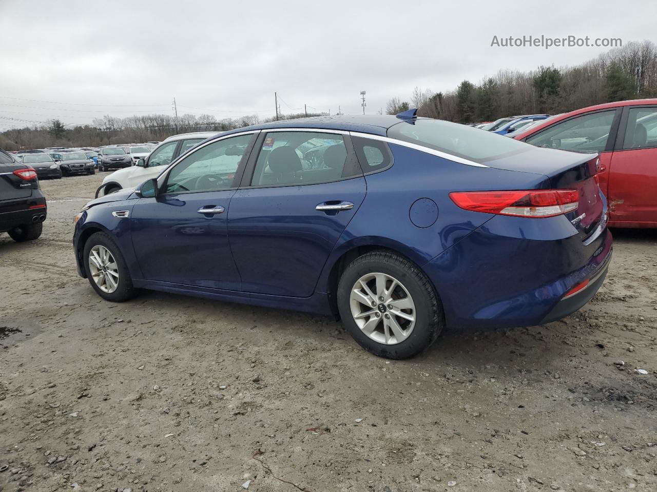 2017 Kia Optima Lx Blue vin: 5XXGT4L32HG160524