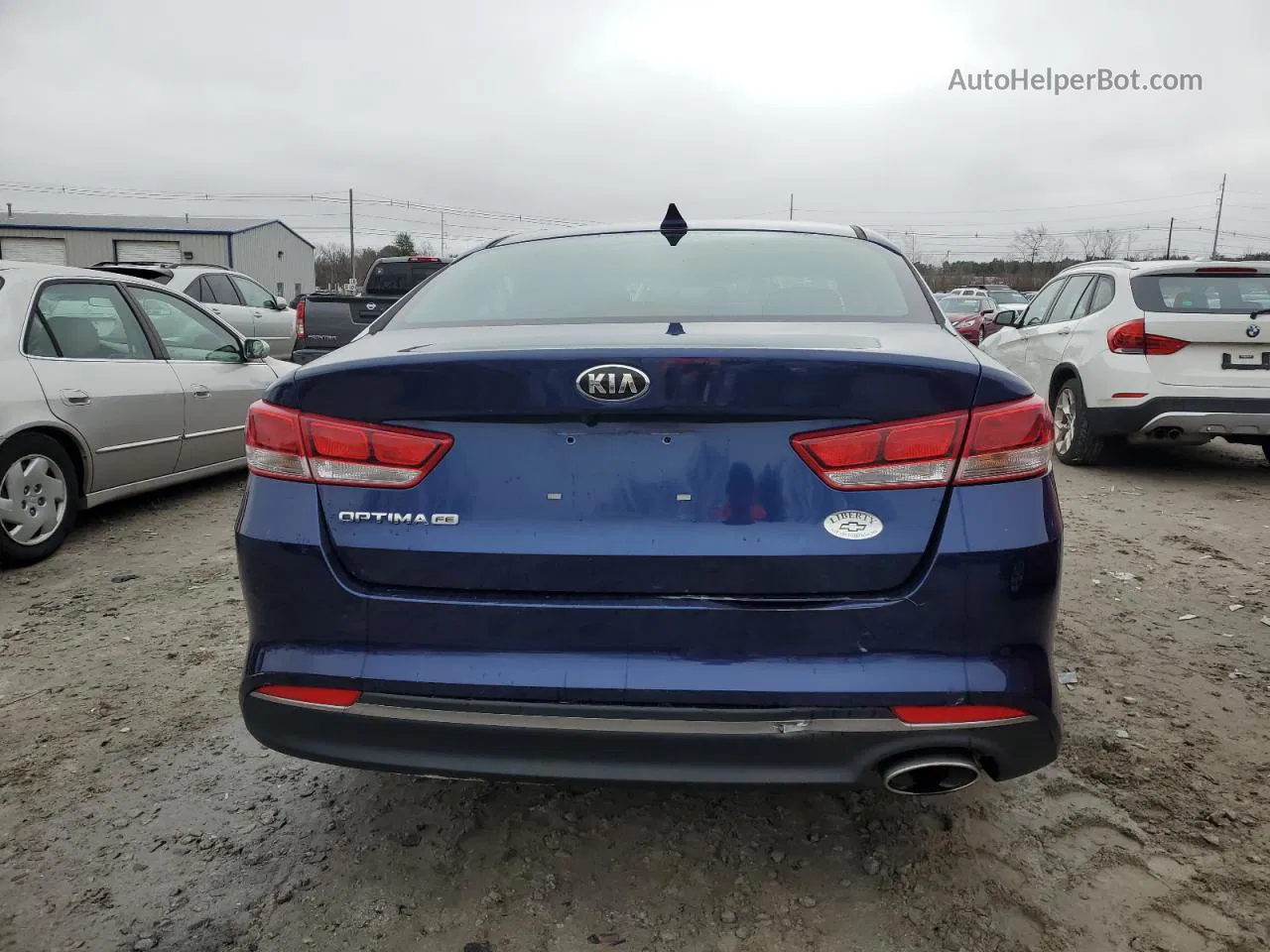 2017 Kia Optima Lx Blue vin: 5XXGT4L32HG160524