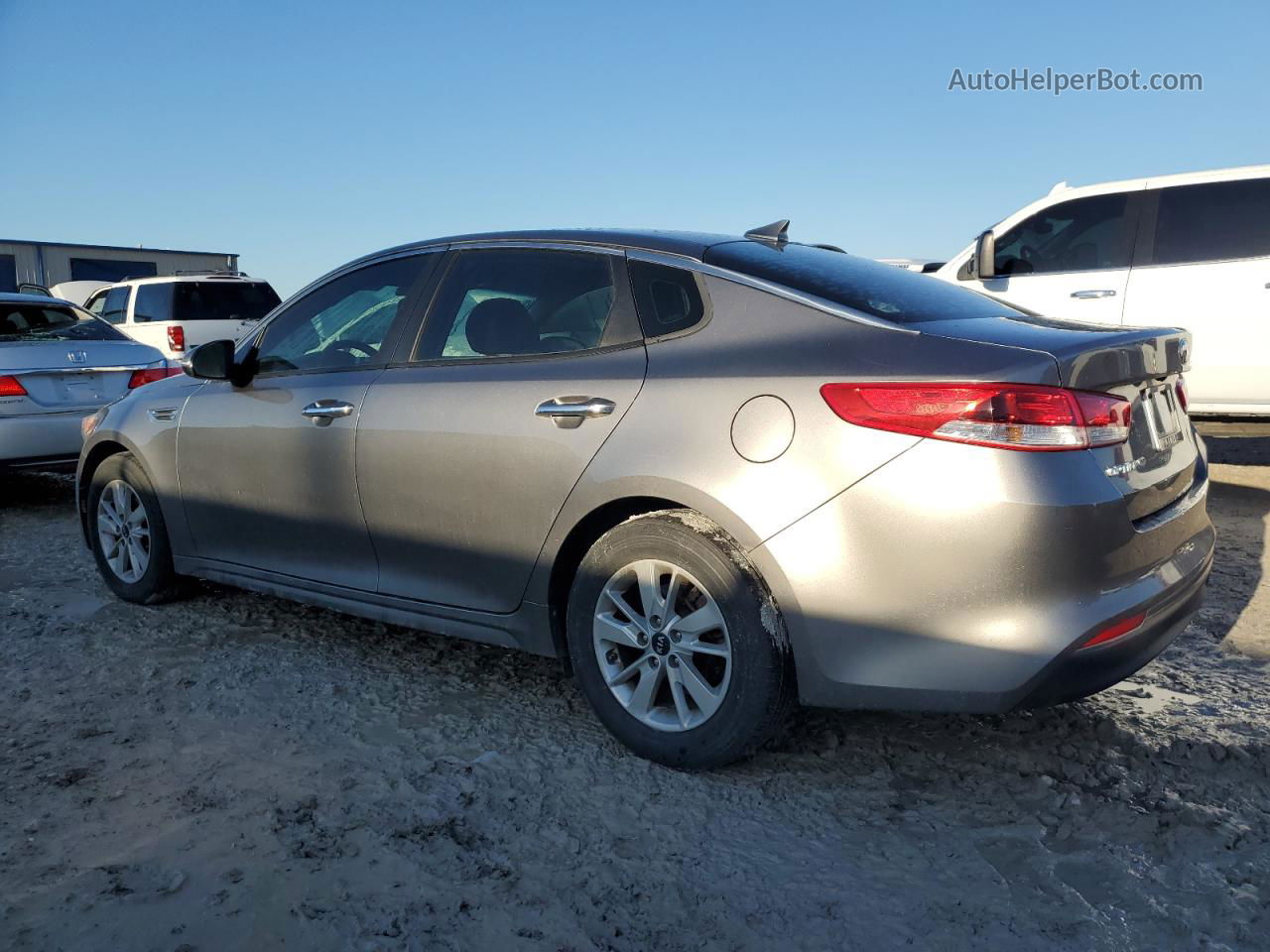 2017 Kia Optima Lx Gray vin: 5XXGT4L32HG170793