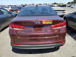 2018 Kia Optima Lx Burgundy vin: 5XXGT4L32JG193951