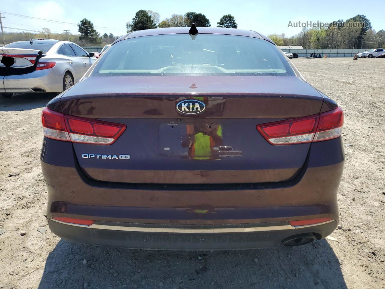 2018 Kia Optima Lx Maroon vin: 5XXGT4L32JG208397