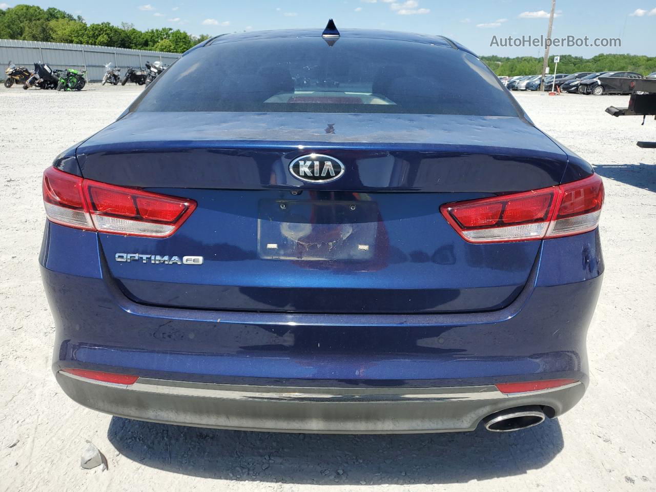 2018 Kia Optima Lx Синий vin: 5XXGT4L32JG211915