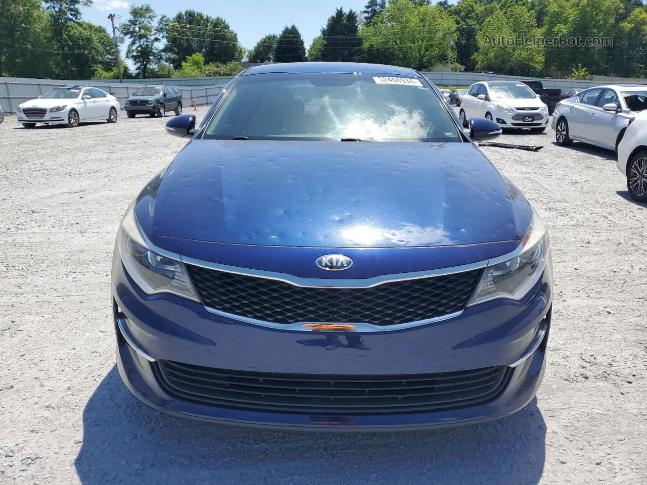 2018 Kia Optima Lx Blue vin: 5XXGT4L32JG211915