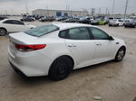 2018 Kia Optima Lx White vin: 5XXGT4L32JG228522