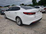 2018 Kia Optima Lx White vin: 5XXGT4L32JG241688