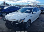 2018 Kia Optima S White vin: 5XXGT4L32JG255137