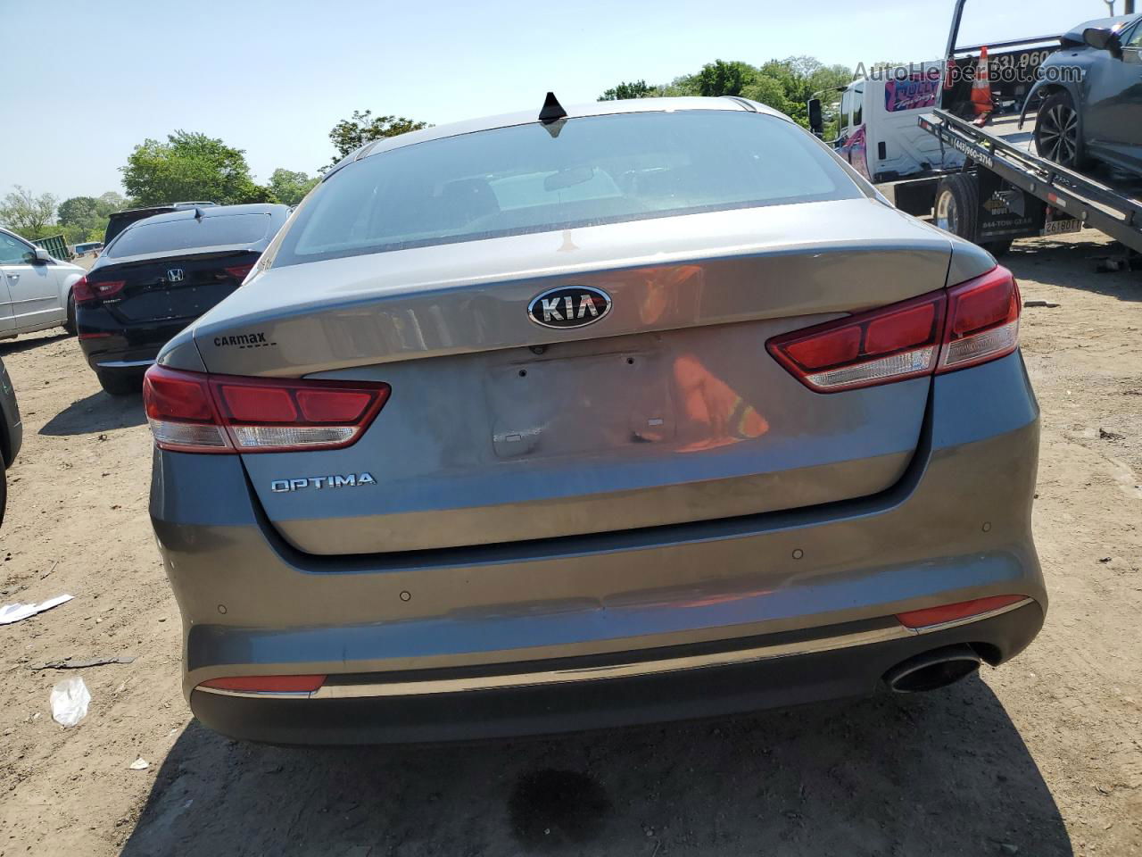 2018 Kia Optima Lx Gray vin: 5XXGT4L32JG262847