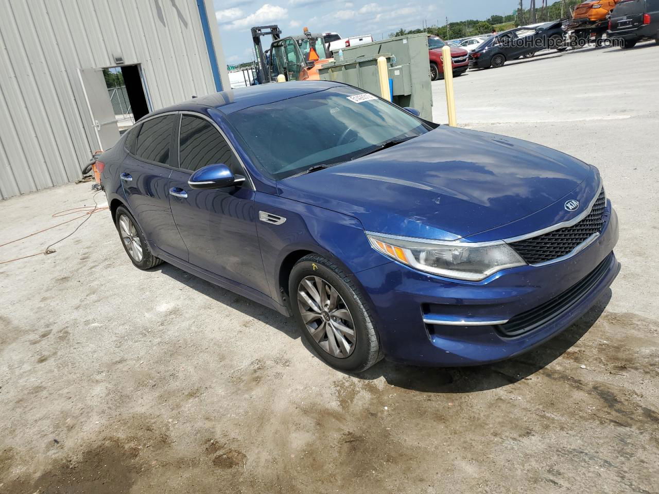 2016 Kia Optima Lx Blue vin: 5XXGT4L33GG006113