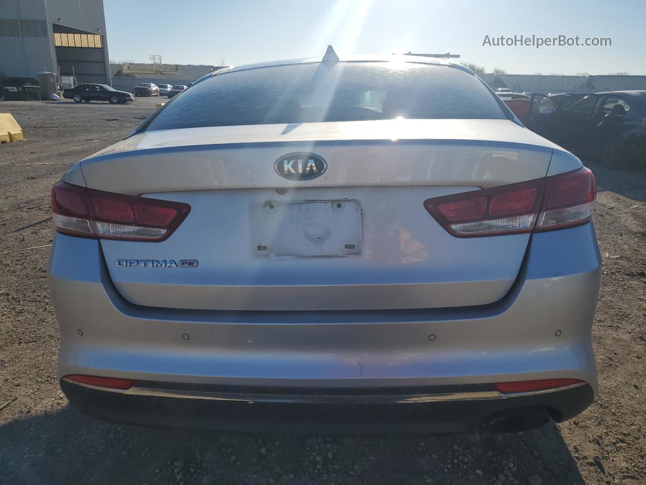 2016 Kia Optima Lx Silver vin: 5XXGT4L33GG014874