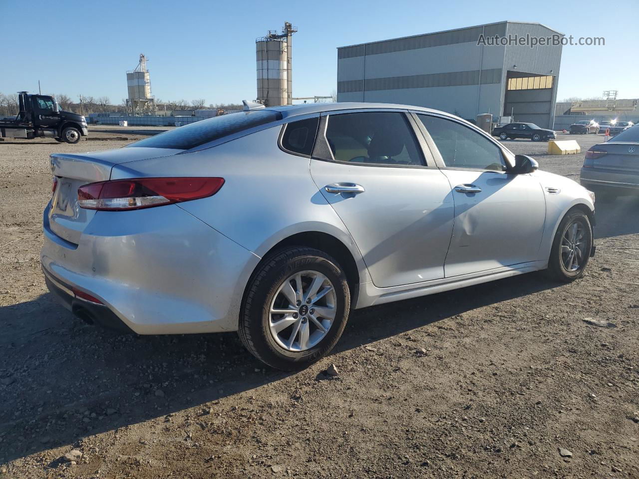 2016 Kia Optima Lx Silver vin: 5XXGT4L33GG014874