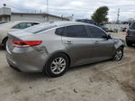 2016 Kia Optima Lx Gray vin: 5XXGT4L33GG022649