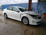 2016 Kia Optima Lx White vin: 5XXGT4L33GG062925