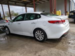 2016 Kia Optima Lx White vin: 5XXGT4L33GG062925