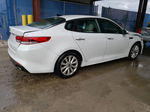 2016 Kia Optima Lx White vin: 5XXGT4L33GG062925