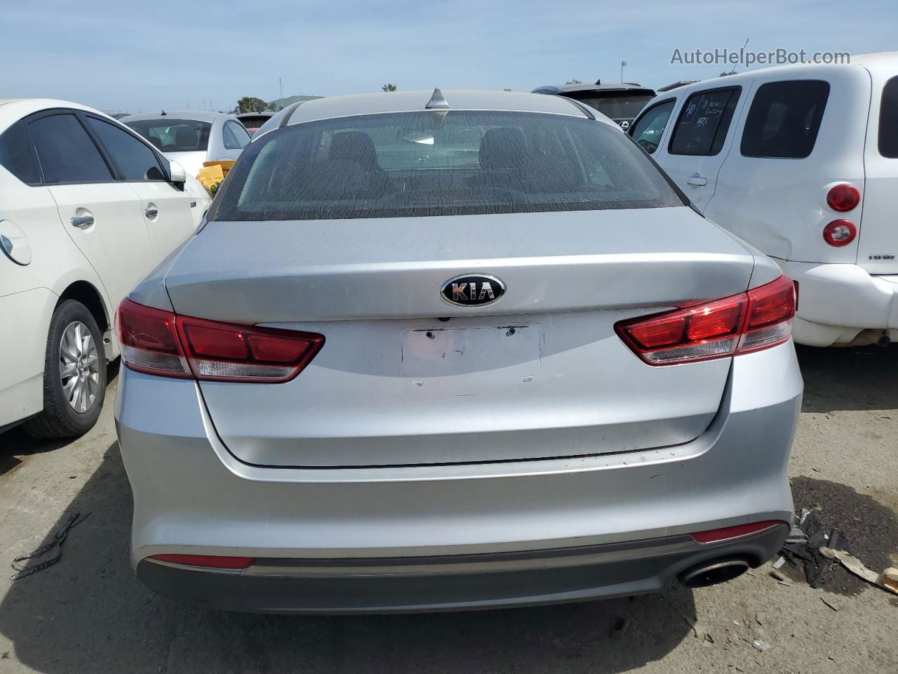 2016 Kia Optima Lx Silver vin: 5XXGT4L33GG077196