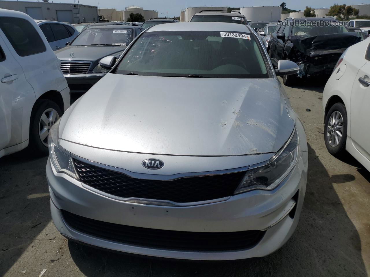 2016 Kia Optima Lx Silver vin: 5XXGT4L33GG077196