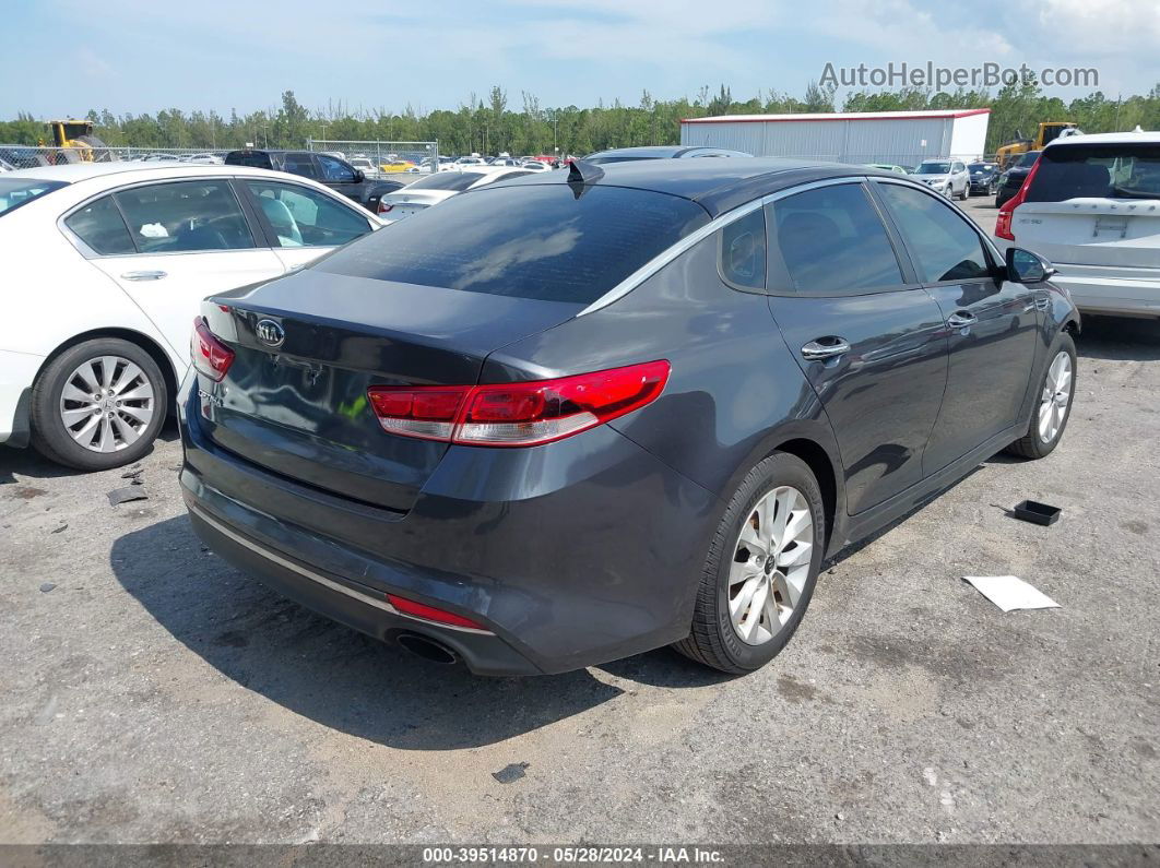 2017 Kia Optima Lx Gray vin: 5XXGT4L33HG140704