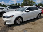 2017 Kia Optima Lx White vin: 5XXGT4L33HG171242