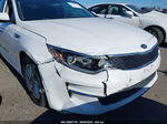 2018 Kia Optima Lx White vin: 5XXGT4L33JG177175