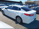 2018 Kia Optima Lx White vin: 5XXGT4L33JG177175