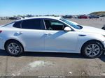 2018 Kia Optima Lx White vin: 5XXGT4L33JG177175