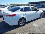 2018 Kia Optima Lx White vin: 5XXGT4L33JG177175