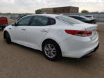 2018 Kia Optima Lx White vin: 5XXGT4L33JG193070