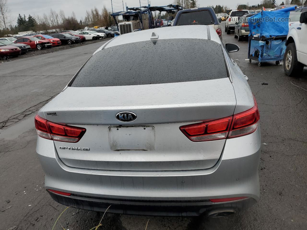 2018 Kia Optima Lx Silver vin: 5XXGT4L33JG195143