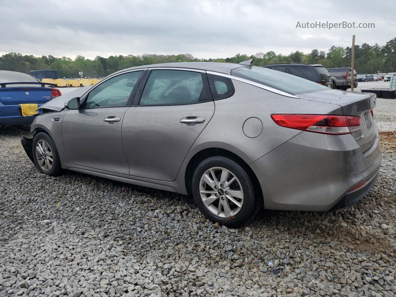 2018 Kia Optima Lx Gray vin: 5XXGT4L33JG197376