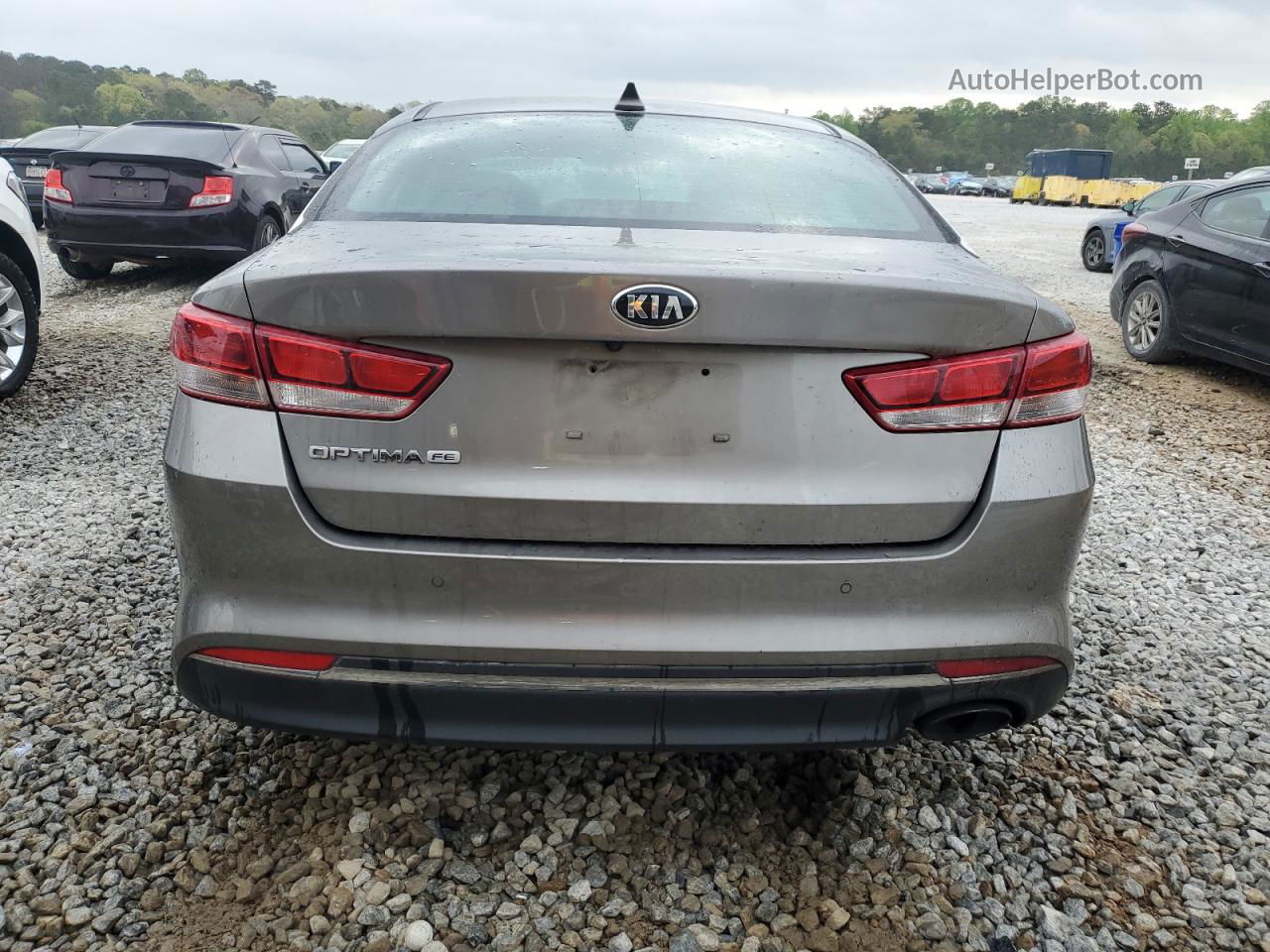 2018 Kia Optima Lx Gray vin: 5XXGT4L33JG197376