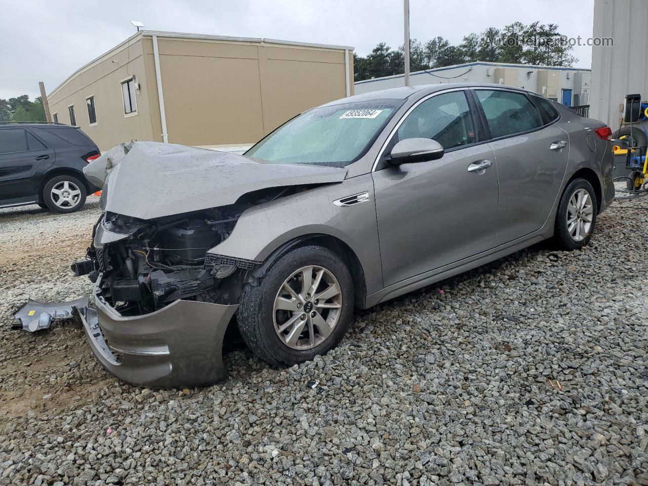 2018 Kia Optima Lx Gray vin: 5XXGT4L33JG197376