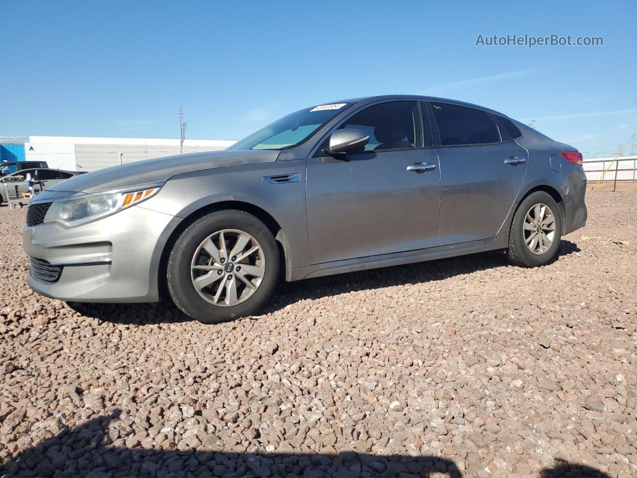 2018 Kia Optima Lx Gray vin: 5XXGT4L33JG197412