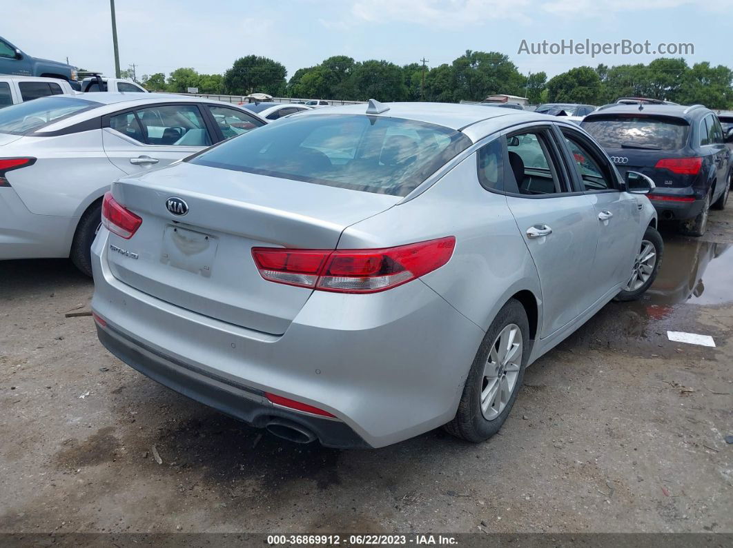 2018 Kia Optima Lx Серебряный vin: 5XXGT4L33JG198947