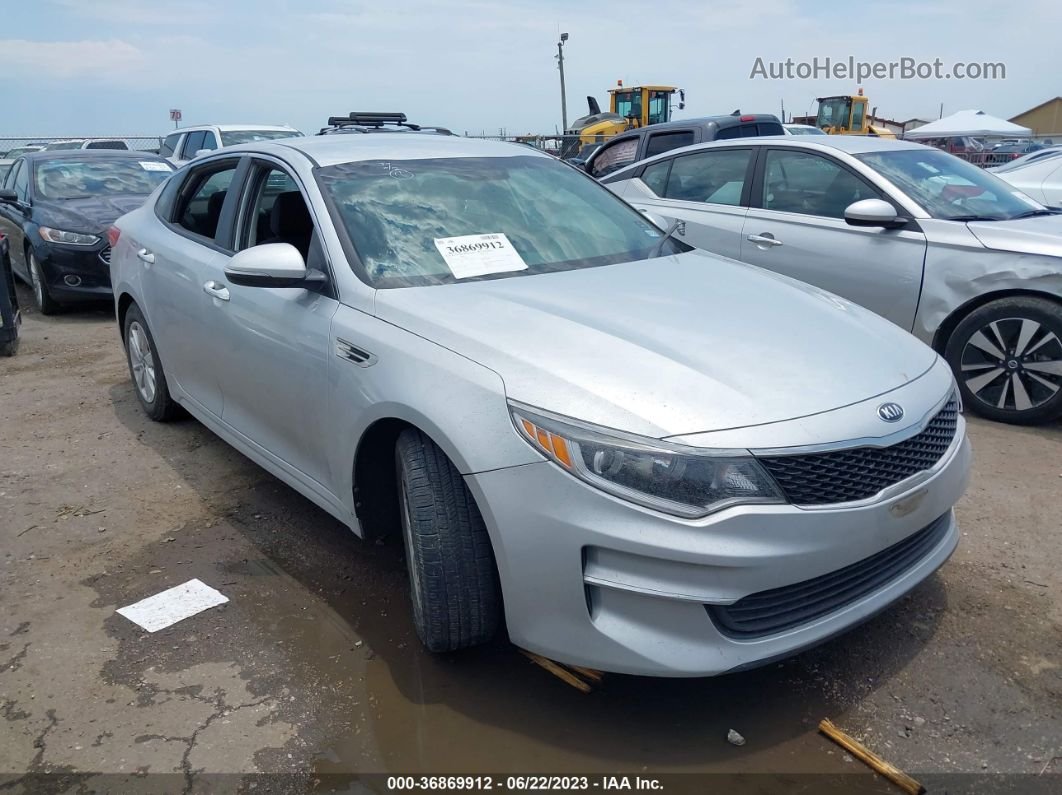 2018 Kia Optima Lx Silver vin: 5XXGT4L33JG198947