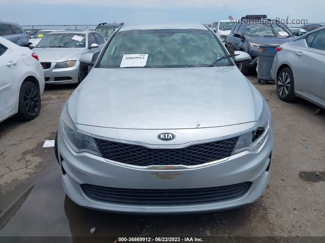 2018 Kia Optima Lx Silver vin: 5XXGT4L33JG198947