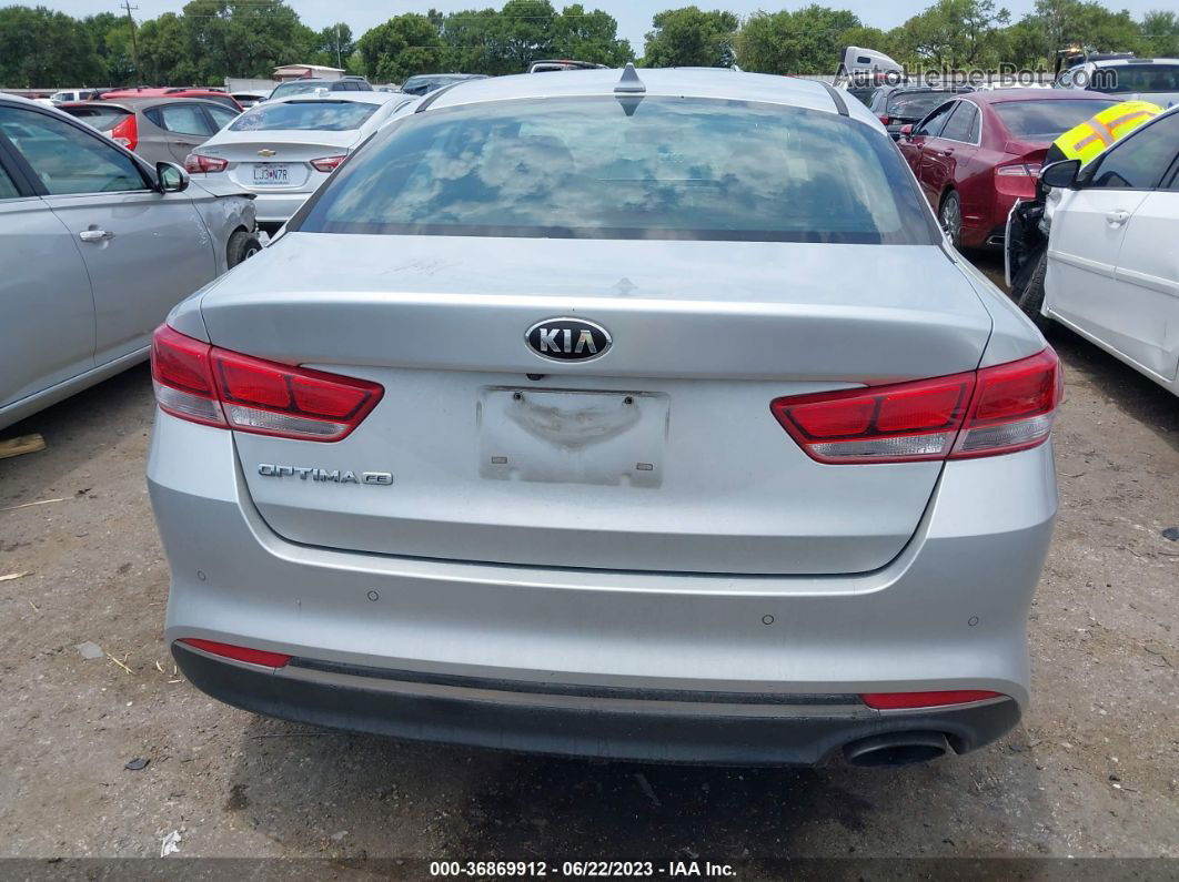 2018 Kia Optima Lx Silver vin: 5XXGT4L33JG198947