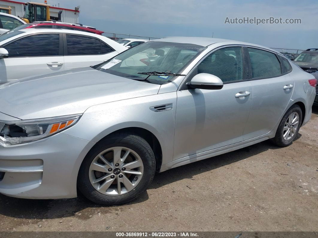 2018 Kia Optima Lx Silver vin: 5XXGT4L33JG198947