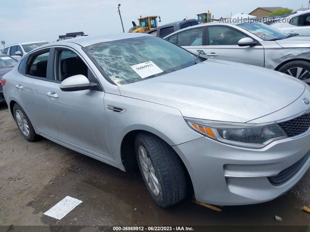 2018 Kia Optima Lx Silver vin: 5XXGT4L33JG198947