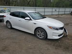 2018 Kia Optima Lx White vin: 5XXGT4L33JG235527