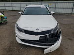 2018 Kia Optima Lx White vin: 5XXGT4L33JG235527