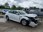 2018 Kia Optima Lx White vin: 5XXGT4L33JG235916